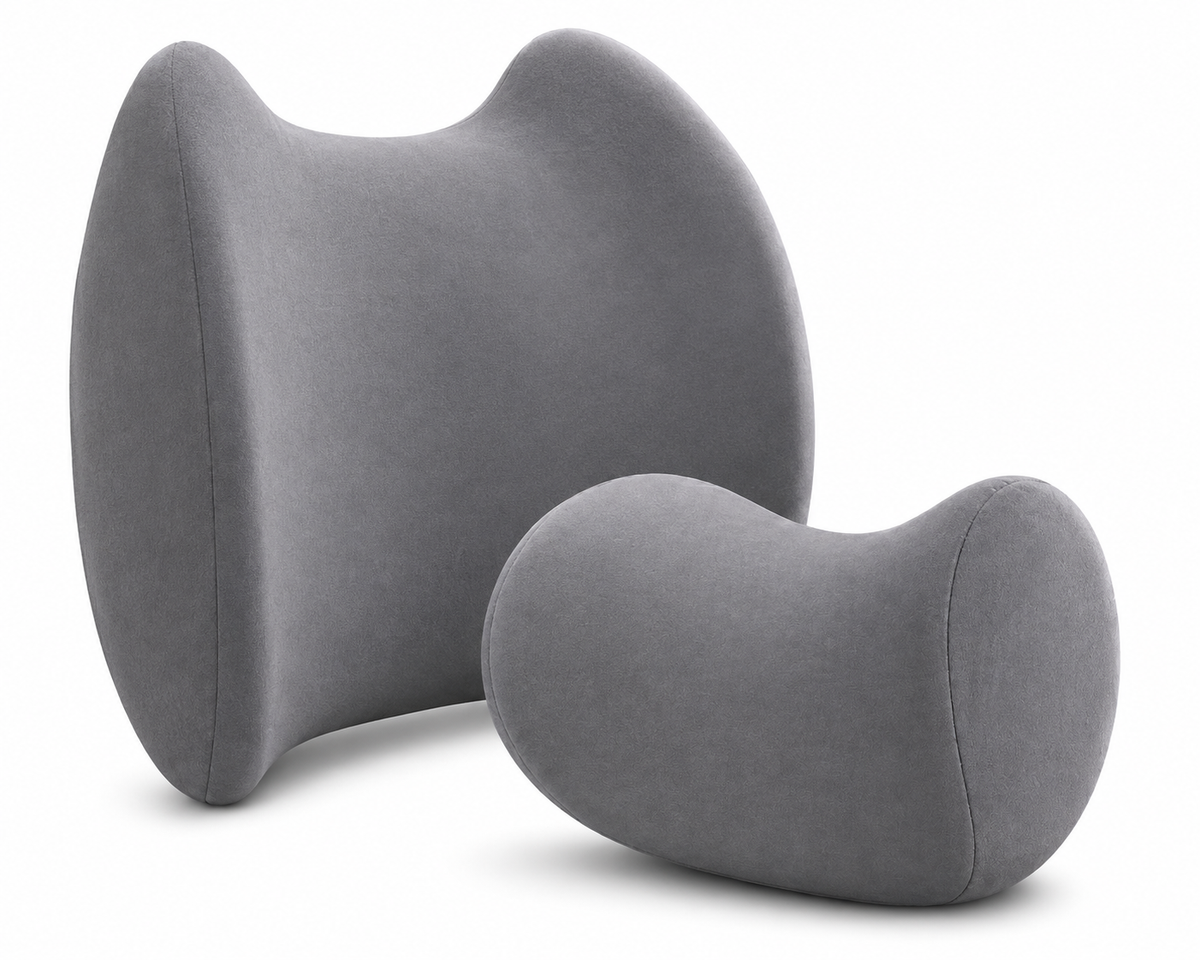 Neck & Lumbar Pillow Set