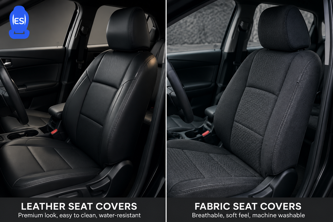 Leather vs. Fabric Seat Covers — A Practical Comparison to Help You Choose