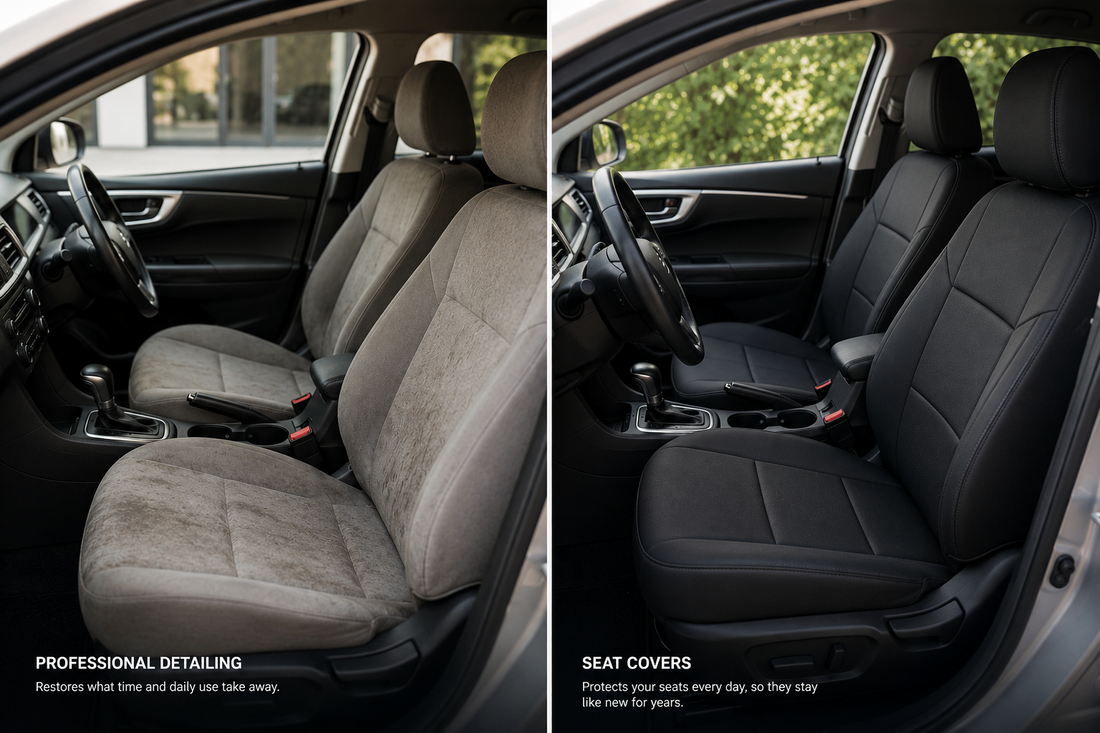Seat Covers vs. Professional Interior Detailing — Which One Actually Makes More Sense
