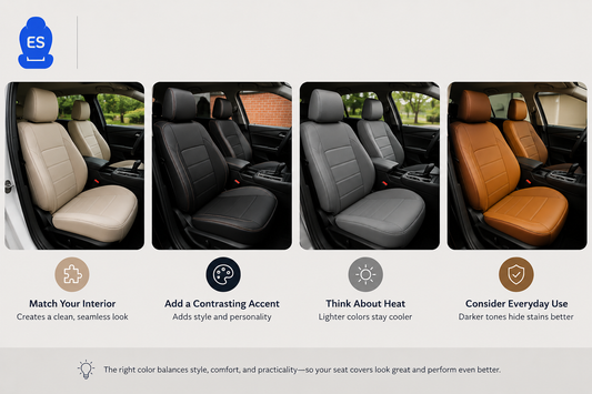How to Choose the Right Seat Cover Color for Your Car's Interior