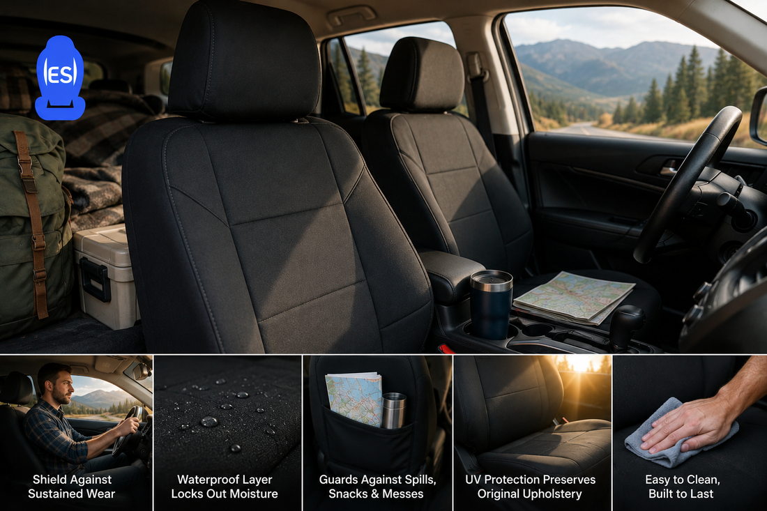How Seat Covers Protect Your Car During Road Trips — What Long-Distance Driving Does to Unprotected Seats