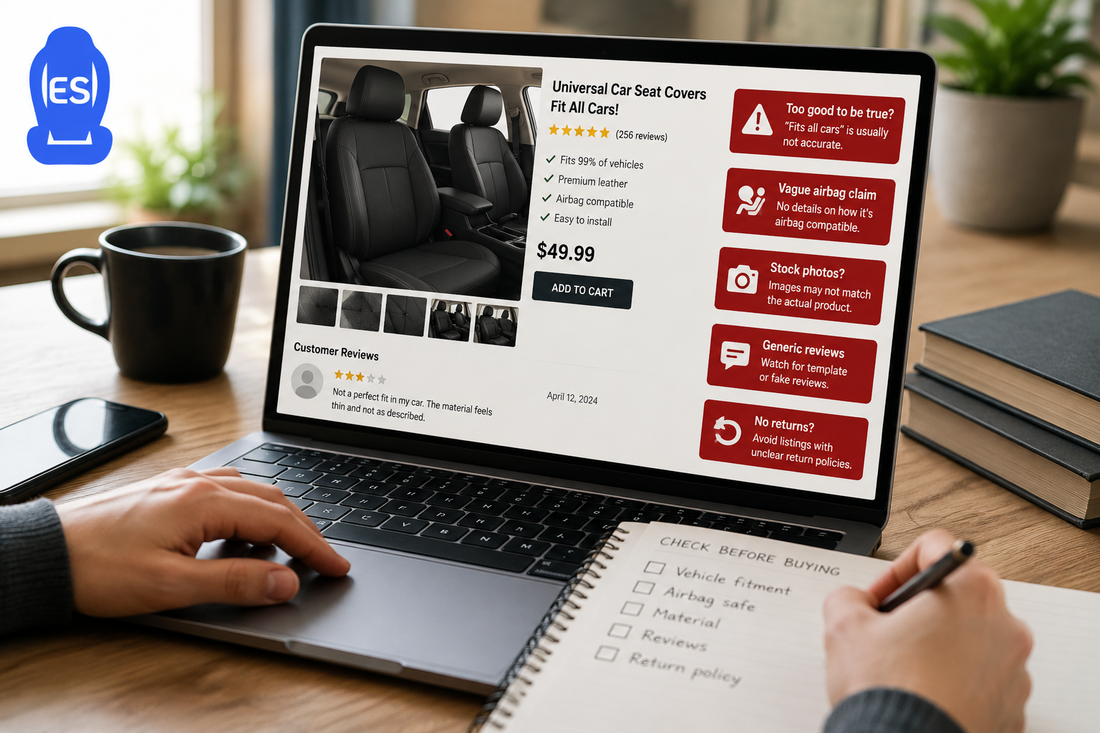 How to Tell If a Seat Cover Listing Is Misleading — Red Flags to Watch For