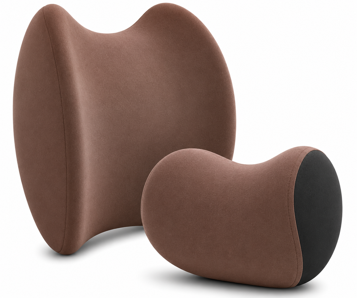 Neck & Lumbar Pillow Set