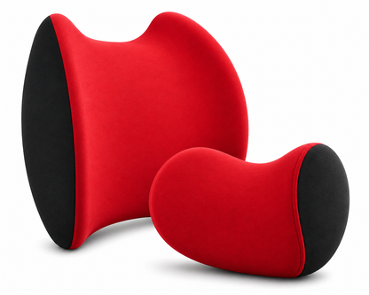 Neck & Lumbar Pillow Set