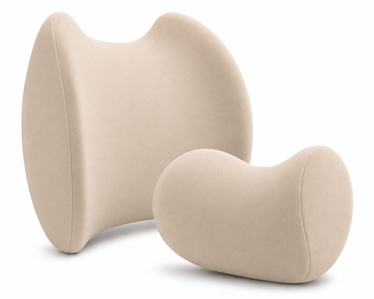 Neck & Lumbar Pillow Set